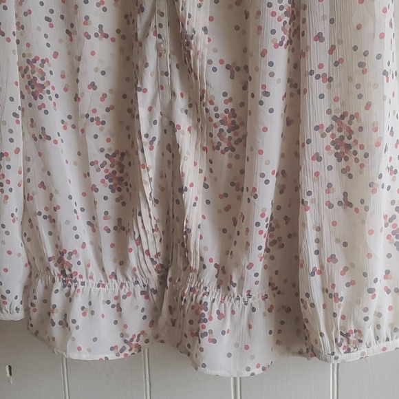 Esprit spotted blouse longsleeve size M - Picture 3 of 3